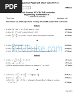 USN 17MAT21: Model Question Paper With Effect From 2017-18