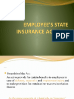 Employee'S State Insurance Act 1948