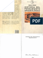 Historia Del Pensamiento Arqueologico