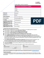 Application Form Extention Residence Permit 2020 Nhs PDF