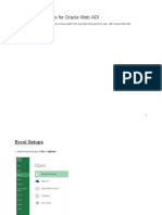 Generic Excel and IE Setups For Oracle Web ADI