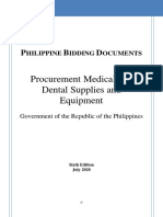 PBD Procurement of Medical & Dental Supplies & Equipment