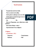 Thyroid Examination PDF