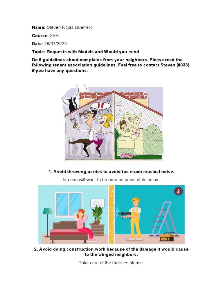 Neighbor Complaint Guidelines Explained | PDF