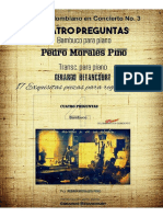 CUATRO PREGUNTAS. Bambuco. Pedro Morales Pino. Transc. Piano Gerardo Betancourt.