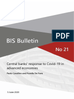 BIS Bulletin-Central Banks' Response To Covid in Advanced Economies