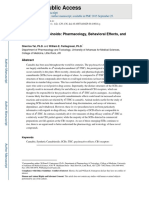 Efectos Farmacologicas y de Comportamiento Del Cannabis Sintetico