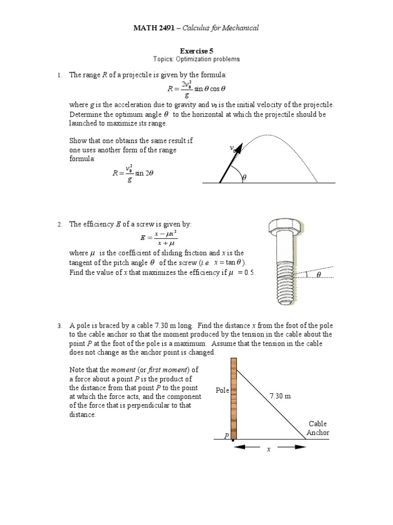 Optimization Problems in Calculus | PDF | Science & Mathematics