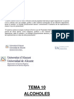 Tema 10. Alcoholes PDF