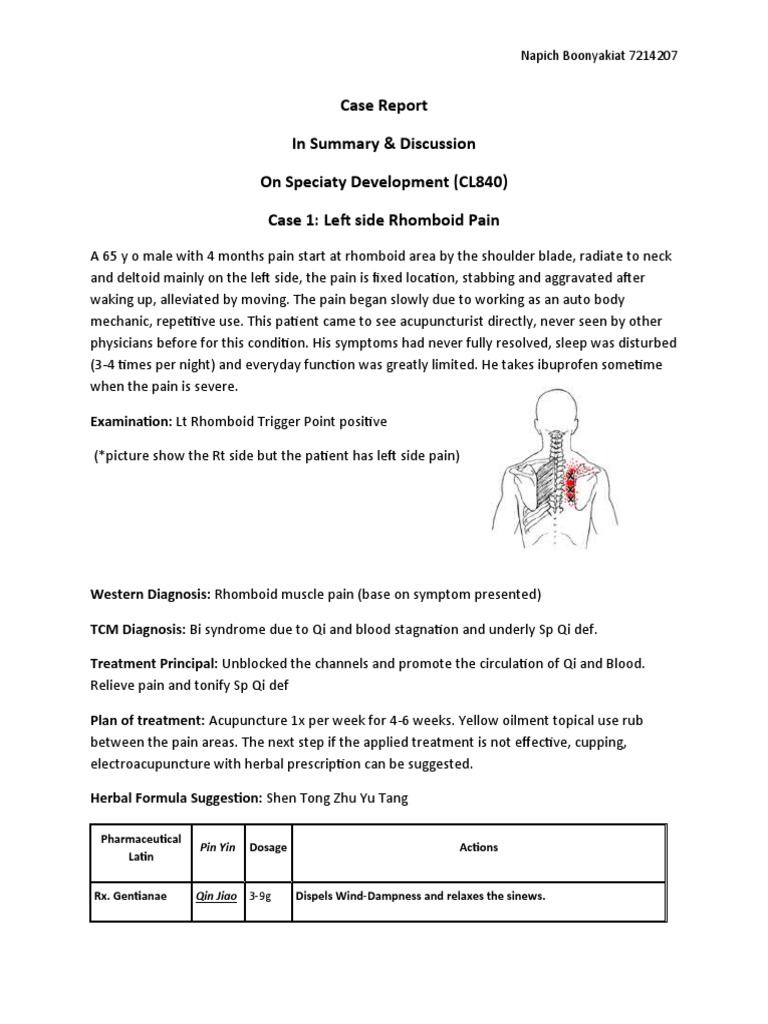 Case Report Knee Pain PDF