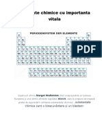 Elemente Chimice Cu Importanta Vitala