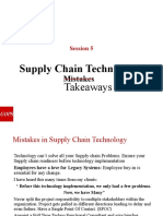 Supply Chain Technology: Mistakes