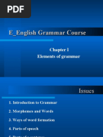 E - English Grammar Course