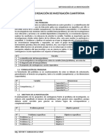 Protocolo de Redacción de Investigación Cuantitativa