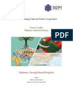 Diplomacy-Through-Shared-Prosperity - CPEC - Pak & China Relations PDF