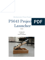 P5643 Projectile Launcher: Mechatronics Term Project