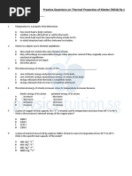 MCQ Thermal PDF