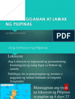 Ang Lawak at Isyu NG Teritoryo NG Pilipinas