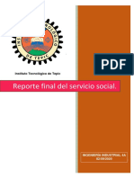 Reporte final de servicio social en el Instituto Tecnológico de Tepic