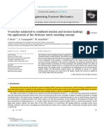 V-Notches Subjected To Combined Tension and Torsion Loadings The Application of The Fictitious Notch Rounding Concept