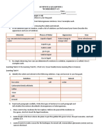 Science 6 Quarter 1 Worksheet # 2