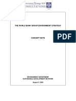 2009 World Bank The World Bank Group Environment Strategy Concept PDF