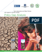 2009 GoP Policy Gap Anal Agric Water Policies WRT Climate Change