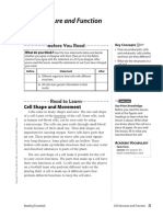 Cell Structure and Function The Cel PDF