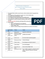 Mid-Semester-Assignment Subject: Programming Fundamentals FALL-2020