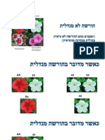 שיעור 6 תורשה לא מנדלית