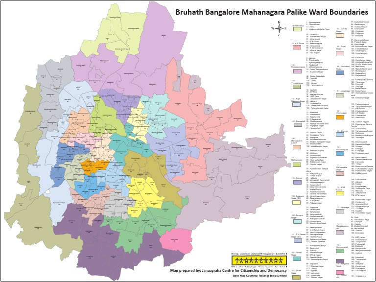 BBMP Ward Map and List 2024 | PDF