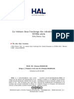 Https:::dumas - Ccsd.cnrs - Fr:file:index:docid:408168:filename:la Violence Dans L Esclavage Des Colonies Francaises Au 18e Siecle PDF