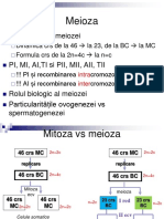 Meioza Recombinarea 2020