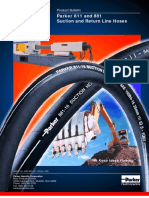 Parker 811 and 881 Suction and Return Line Hoses: Product Bulletin