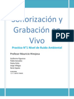 Practico #1 Sonorización y Grabación en Vivo