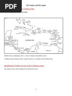 Location of Countries On A Caribbean Map: My Country and My Region