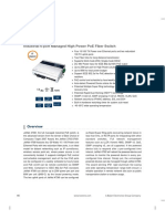 Jetnet 4706F: Industrial 6-Port Managed High Power Poe Fiber Switch