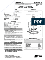 Operator'S Manual LP3001-1: Grease Pump System LP3001-1, LP3008-1