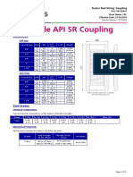 API Grade API SR Coupling: Dimensions