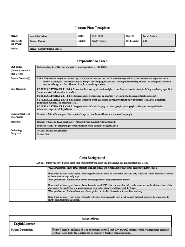 Active Learning Strategies in Lesson Plan | PDF | Constructivism ...