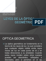Leyes de La Optica Geometrica