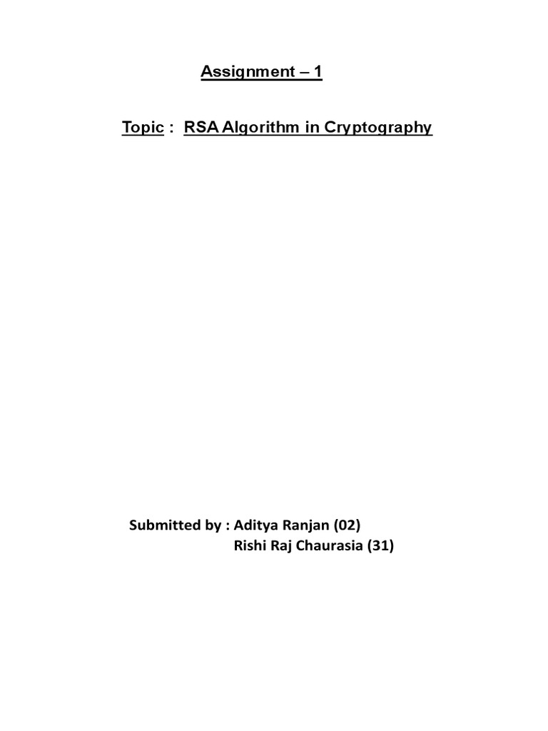 RSA Algorithm Explained with Python | PDF | Teaching Methods & Materials