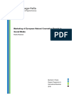 Marketing of European Natural Cosmetics Brands in Social Media