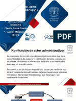 Notificaciones administrativas y debido proceso