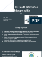 Health Information Interoperability Presentation Hca416 1