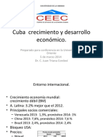 Cuba Crecimiento y Desarrollo 2014