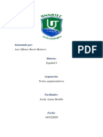 Tarea de Los Textos Argumentativos PDF