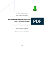 RA Informe de Análisis de PH y Color Del Suelo Unidad 3