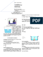 Hidrost+ítica y Din+ímica