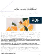 Orange Oil - Enhance Your Immunity, Skin & Kitchen - Dr. Axe PDF
